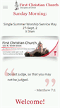 Mobile Screenshot of firstchristian.org