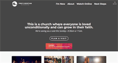 Desktop Screenshot of firstchristian.com